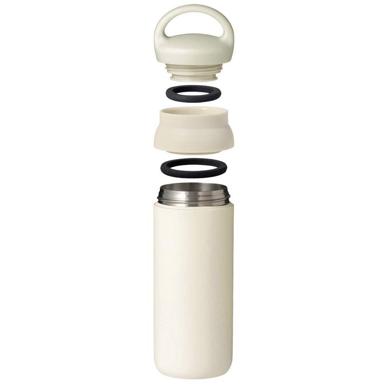 KINTO 21096 Dayoff Tumbler, 16.9 fl oz (500 ml), Dark Gray, Double Wall Vacuum Construction, Thermal and Cold Insulation, Water Bottle - Image 3